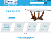 Tablet Screenshot of belgavidros.com.br